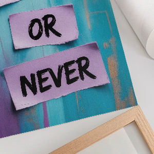 Retro poszter Teď nebo nikdy