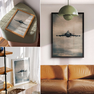 Retro plakát Moderní bojovník