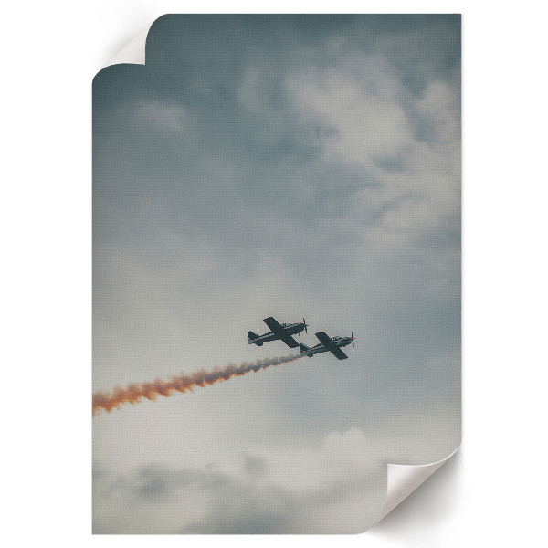 Retro plakát Letecká akrobacie