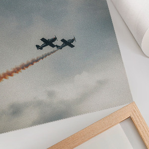 Retro plakát Letecká akrobacie