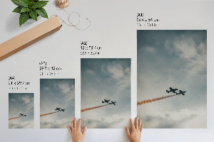 Retro plakát Letecká akrobacie