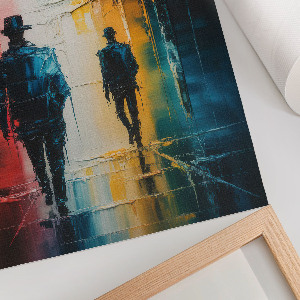 Vintage poszter Město v noci