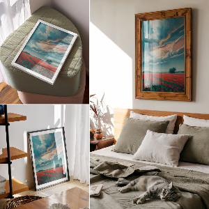 Poszter kép Maková pole