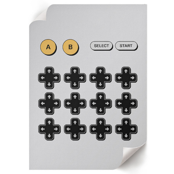 Retro plakát Retro hra