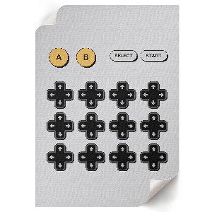 Retro plakát Retro hra