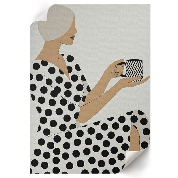 Vintage poszter Stylová žena