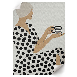 Vintage poszter Stylová žena