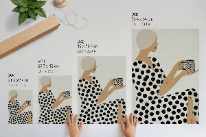 Vintage poszter Stylová žena