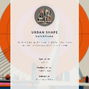 Retro poszter Činžovní domy v Amsterdamu