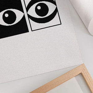 Retro poszter Kontrastní oči