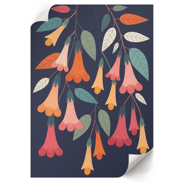 Vintage poszter Květinový vzor