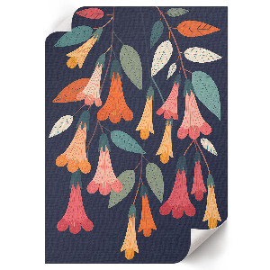 Vintage poszter Květinový vzor