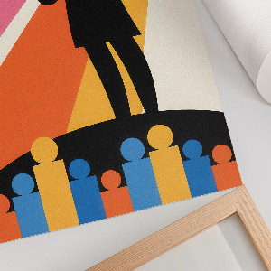 Retro poszter Ilustrace vítězství