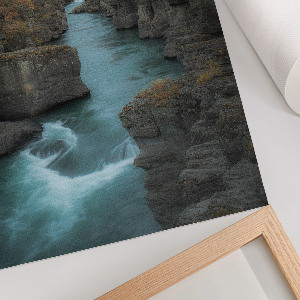 Vintage poszter Podzimní řeka