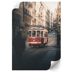Poszter a Městská tramvaj fotójával