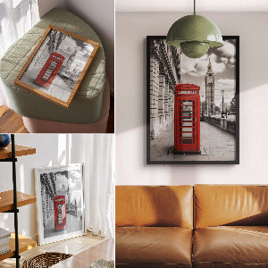Vintage poszter Londýnský stánek
