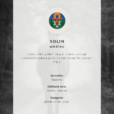 Vintage poszter Zimní sob