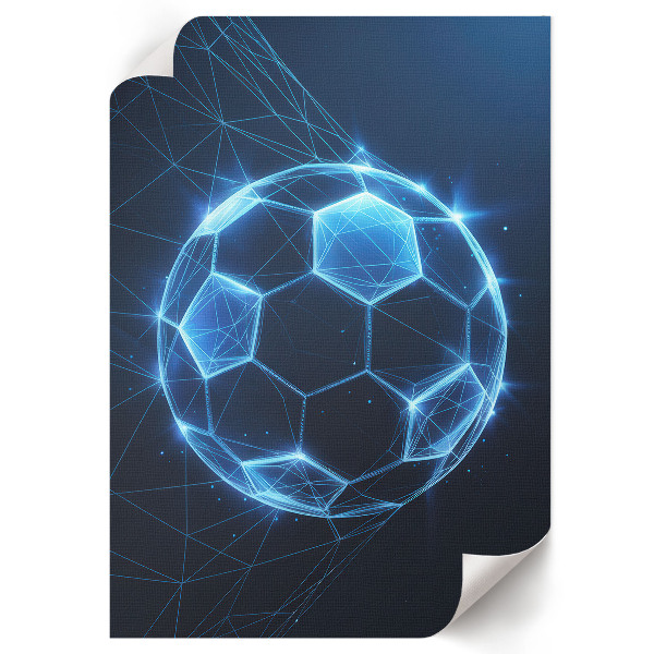 Retro plakát Futuristický míč