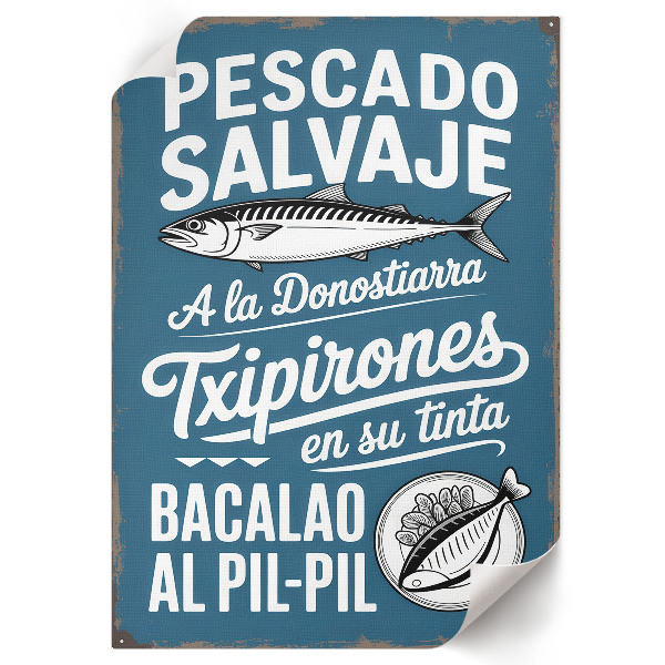 Poszter kép Plakát s rybami