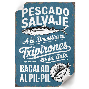 Poszter kép Plakát s rybami