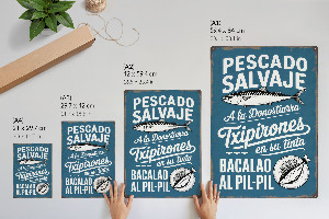 Poszter kép Plakát s rybami