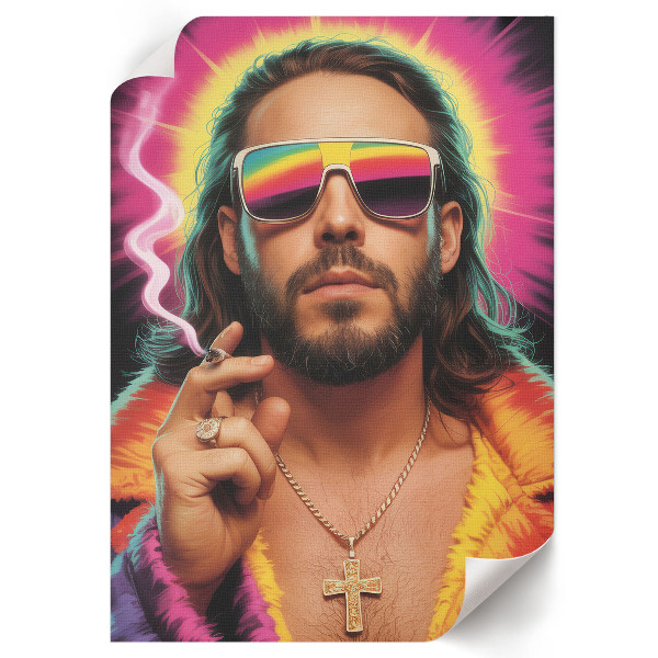 Retro poszter Moderní Ježíš