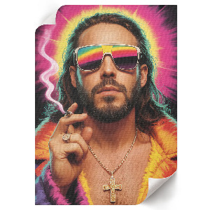 Retro poszter Moderní Ježíš