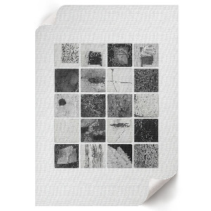 Retro plakát Černá a bílá mozaika