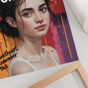 Vintage poszter Motivační portrét