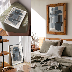 Retro plakát Kontrast štětce