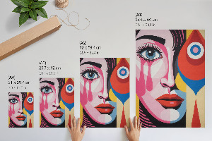 Poszter kép Barevný obličej