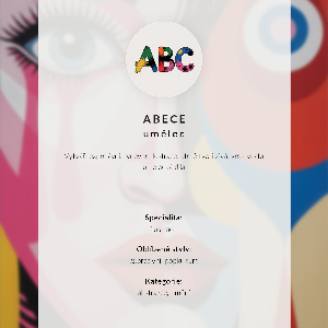 Poszter kép Barevný obličej