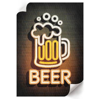 Poszter kép Neonové pivo