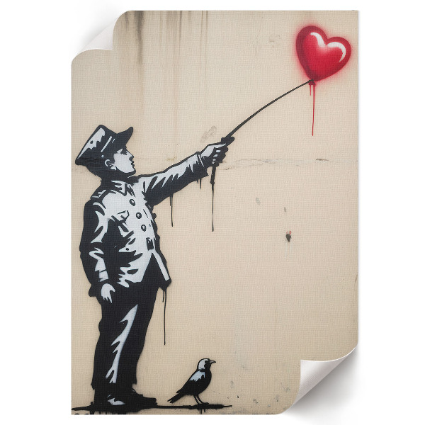 Poszter kép Graffiti na zdi