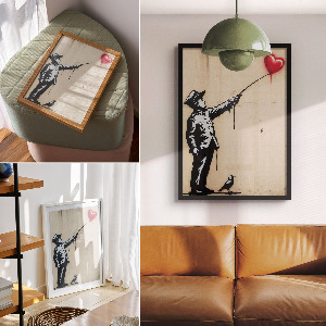 Poszter kép Graffiti na zdi