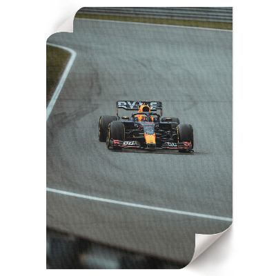 Retro poszter Formulový závod