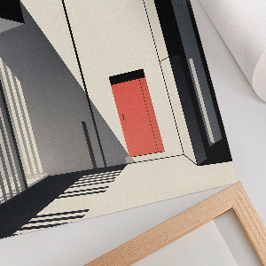 Retro poszter Minimalismus architektury