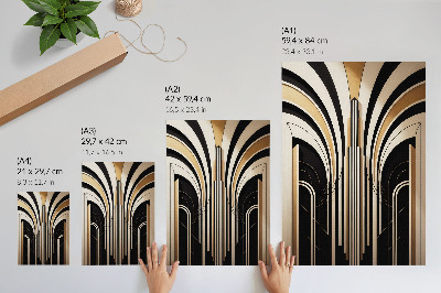 Retro plakát Art deco