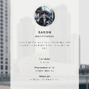 Retro poszter Městská architektura