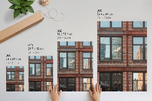 Retro poszter Městská architektura