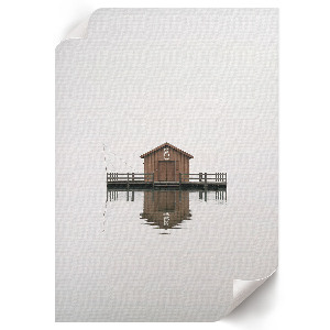 Poszter kép Chata u vody