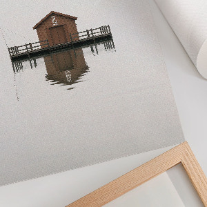 Poszter kép Chata u vody