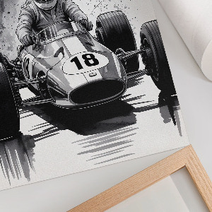 Retro poszter Závodní vášeň