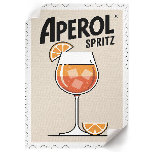 Poszter Aperol Spritz motívummal