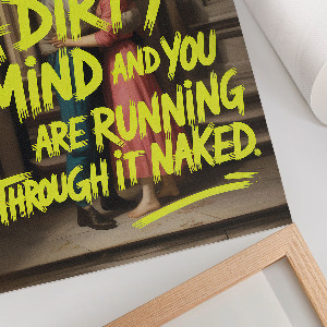 Retro poszter Moderní umění