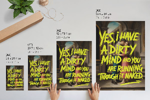 Retro poszter Moderní umění