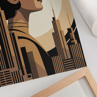 Poszter kép Portrét v art deco stylu