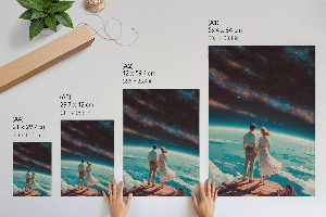 Vintage poszter Kosmická láska