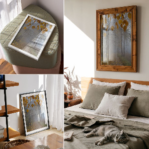 Poszter kép Podzimní les