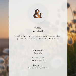 Vintage poszter Lesní úsvit